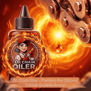 Dr. Chain Oiler otomatik zincir yağlama sistemi premium bio çözünür high temp kırmızı yağı ürünü