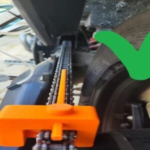 Dr.Chain Oiler - Chain Adjusting Tool - good - Motosiklet zincir ayarı Aparatı doğru Hassas Motosiklet Zincir Ayarlama Aparatı kullanım